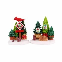 Deals 👍 Lemax® Vail Village™ Tree Farm Display Set 👏