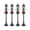 Cheapest 👍 Lemax® Caddington Village™ Gas Lantern Street Lamps Set 🔥