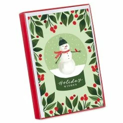 Hot Sale โจ American Greetings® Holiday Wishes Snowglobe Box of Cards โ๏ธ