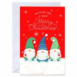 Discount 🤩 American Greetings® Merry 🔔 Christmas Gnomes Box of Cards 🤩 -Boxed Christmas Cards Shop 10701392 2