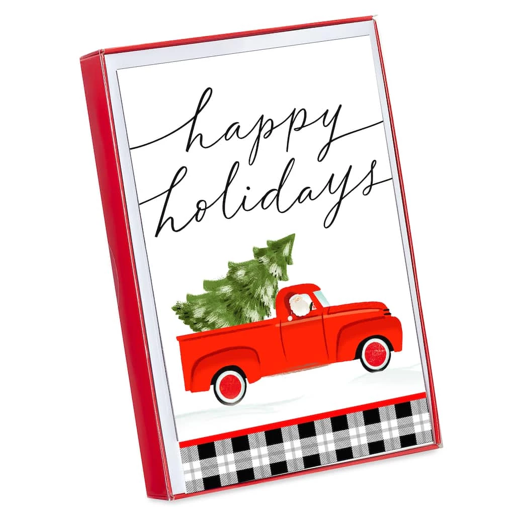 Hot Sale โญ American Greetings® Happy Holidays Red Truck Box of Cards ๐ 1 Hot Sale โญ American Greetings® Happy Holidays Red Truck Box of Cards ๐