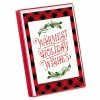 Buy 🧨 American Greetings® Plaid Warmest Holiday Wishes Box of Cards 😀