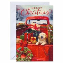 Cheap ๐ American Greetings® ๐ถ Dog in Red Truck Box of Cards ๐ 5 Cheap ๐ American Greetings® ๐ถ Dog in Red Truck Box of Cards ๐ -Boxed Christmas Cards Shop 10701416 2