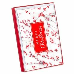 Brand new ✔️ American Greetings® Merry 🔔 Christmas Berries Box of Cards 😍 -Boxed Christmas Cards Shop 10701425 1