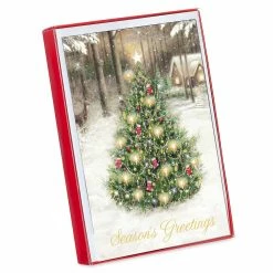 Wholesale 🧨 American Greetings® Season's Greetings Tree Box of Cards 🔥