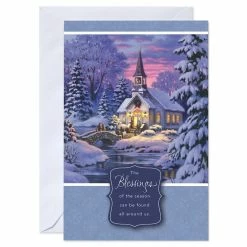 Buy 🛒 American Greetings® Wintry Night Church Scene Box of Cards 🔔 5 Buy 🛒 American Greetings® Wintry Night Church Scene Box of Cards 🔔 -Boxed Christmas Cards Shop 10701432 2