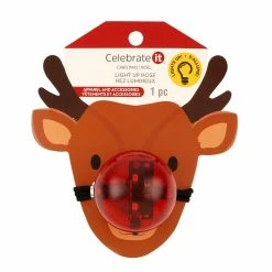 Deals 🎁 Light Up Reindeer Nose by Celebrate It™ ⭐