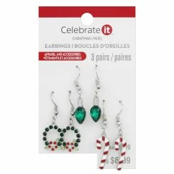 Brand new ❤️ Christmas 🍬 Candy Dangle Earrings Set by Celebrate It™ 🎁