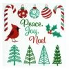 Flash Sale ✨ Peace, Joy & Noel Iron-On Transfer by Make Market® 👍