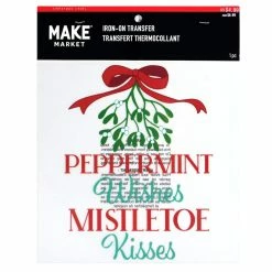 Buy ⌛ Peppermint Wishes Iron-On Transfer by Make Market® ✔️ -Boxed Christmas Cards Shop 10703785 1