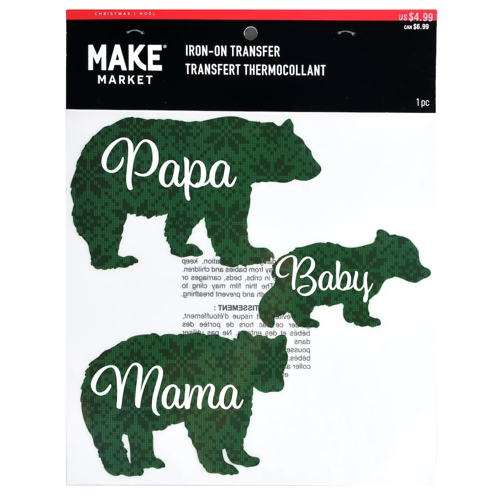 Best reviews of ๐ฅฐ Bear Family Iron-On Transfer by Make Market® ๐ 1 Best reviews of ๐ฅฐ Bear Family Iron-On Transfer by Make Market® ๐