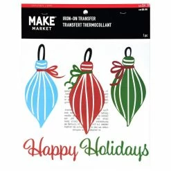 Best Pirce 🛒 Happy Holidays Iron-On Transfer by Make Market® 👏 6 Best Pirce 🛒 Happy Holidays Iron-On Transfer by Make Market® 👏 -Boxed Christmas Cards Shop 10703789 1
