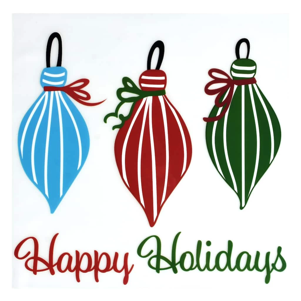 Best Pirce 🛒 Happy Holidays Iron-On Transfer by Make Market® 👏 1 Best Pirce 🛒 Happy Holidays Iron-On Transfer by Make Market® 👏