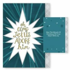 Budget 🤩 Hortense B. Hewitt Co. Sparkle Holiday Cards 🤩 -Boxed Christmas Cards Shop D231864S 5
