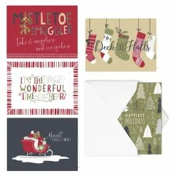 Cheap ⌛ Hortense B. Hewitt Co. Festive Season Holiday Cards 🔔