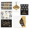 Top 10 🧨 Hortense B. Hewitt Co. Black and Faux Gold Holiday Cards 💯