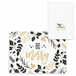 Top 10 🧨 Hortense B. Hewitt Co. Black and Faux Gold Holiday Cards 💯 -Boxed Christmas Cards Shop D231903S 3