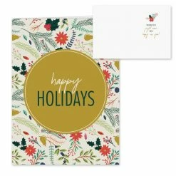 Discount 😉 Hortense B. Hewitt Co. Holiday Greenery Holiday Cards 🥰 -Boxed Christmas Cards Shop D231904S 3