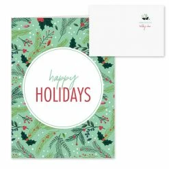 Discount 😉 Hortense B. Hewitt Co. Holiday Greenery Holiday Cards 🥰 -Boxed Christmas Cards Shop D231904S 6