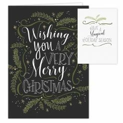 Flash Sale 👍 Hortense B. Hewitt Co. 🎄 Christmas Pines Holiday Cards ✨ -Boxed Christmas Cards Shop D231905S 4