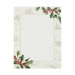 Outlet ✔️ Gartner Studios® Painterly Holly Stationery, 8.5" x 11" 🧨