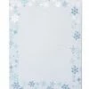 Discount 👍 Gartner Studios® Cool Blue Snowflake Stationery Paper, 8.5" x 11" 🤩