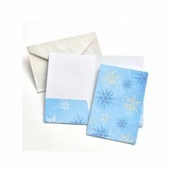 Wholesale 🛒 Gartner Studios® Blue Snowflake Gift Card Holders & Envelopes 🎉