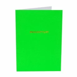 New 🎉 Gartner Studios® #NAUGHTYLIST Gold Foil Neon Holiday Card 😍