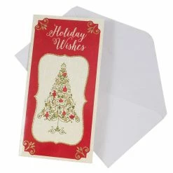 Best Sale 😀 JAM Paper Holiday Wishes Tree 🎄 Christmas Money Cards & Envelopes Set 👏