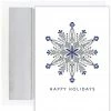 Cheapest 🔥 JAM Paper 5" x 7" Ornate Silver Snowflake Cards & Matching Envelopes Set, 18ct. 🤩