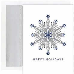 Cheapest ๐ฅ JAM Paper 5" x 7" Ornate Silver Snowflake Cards & Matching Envelopes Set, 18ct. ๐คฉ