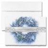Cheap 🤩 JAM Paper 5" x 7" Merry 🎄 Christmas Wreath Blank Cards & Matching Envelopes Set, 25ct. 😀