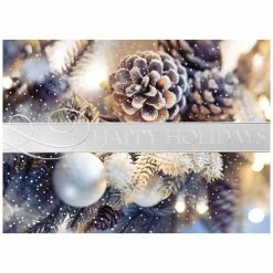 Hot Sale 🤩 JAM Paper 5" x 7" Holiday Greens Blank ❄ Christmas Cards & Matching Envelopes Set, 25ct. 🎉