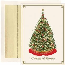 Deals ⌛ JAM Paper 5" x 7" Elegant Tree Cards & Matching Envelopes Set, 18ct. 🎁
