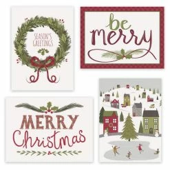 Discount 😀 JAM Paper Merriest Holiday Assorted 🎄 Christmas Cards & Envelopes, 16ct. 🤩
