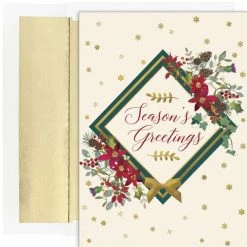 Best reviews of 🎉 JAM Paper Seasons Floral 🎄 Christmas Cards & Envelopes, 18ct. 🔥