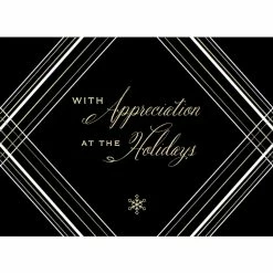 Wholesale 😀 JAM Paper Blank Simple Holiday Appreciation 🎄 Christmas Cards & Envelopes, 25ct. 🧨