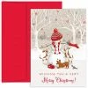 Wholesale 😀 JAM Paper Snowman & Friends 🎄 Christmas Cards Set, 2 Packs of 18 ⌛