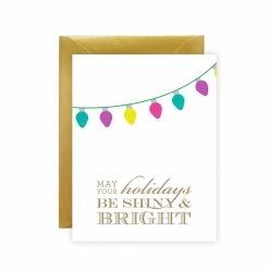 Promo ❤️ Meant to be sent® Shiny & Bright ❄ Christmas Greeting Cards, 10ct. 🔥