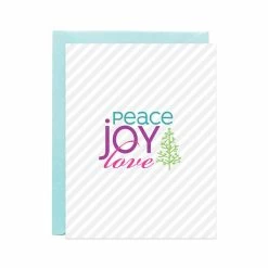 Best Pirce ⌛ Meant to be sent® Peace Joy Love 🎅 Christmas Greeting Cards, 10ct. ✨